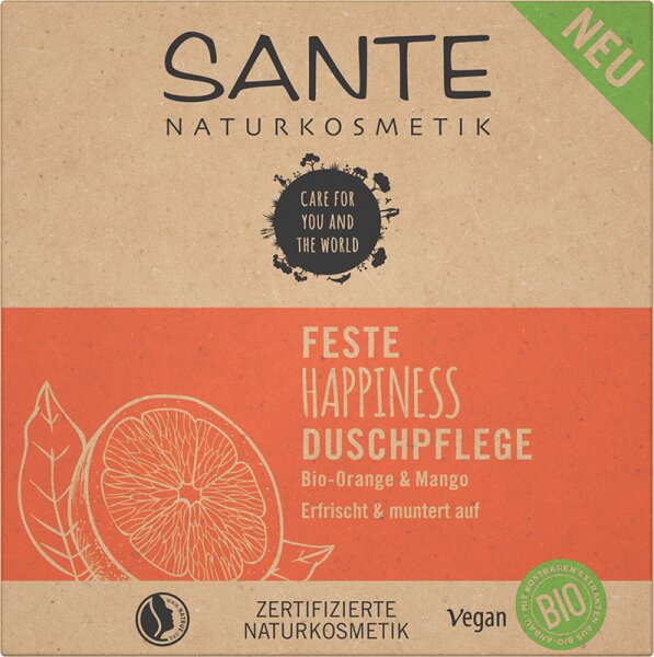Mixa Feste HAPPINESS Duschpflege Bio-Orange & Mango Duschgel