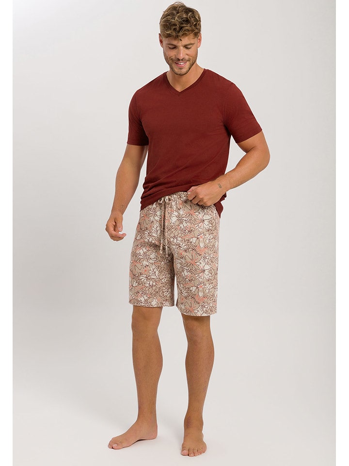 Hanro Pyjama-Oberteil in Rot günstig kaufen