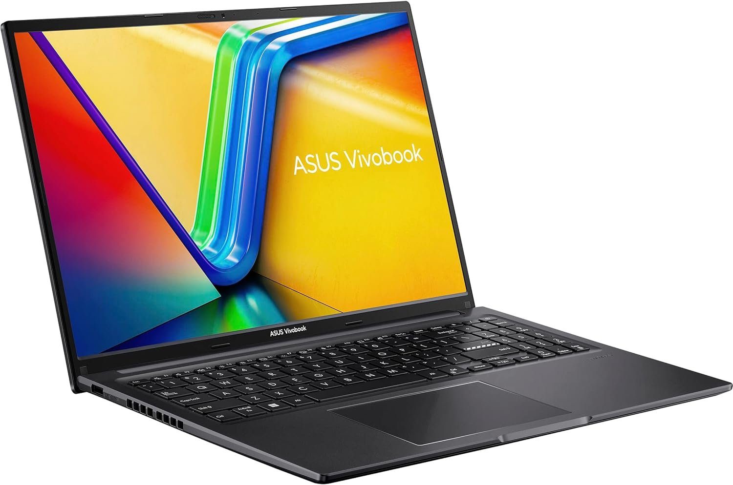 Asus Vivobook 16 Laptop Notebook (AMD Ryzen 5 7530U, Radeon, 512 GB SSD, FHD IPS Display 16GB RAM AMD Radeon Windows 11 QWERTZ Tastatur Schwarz)