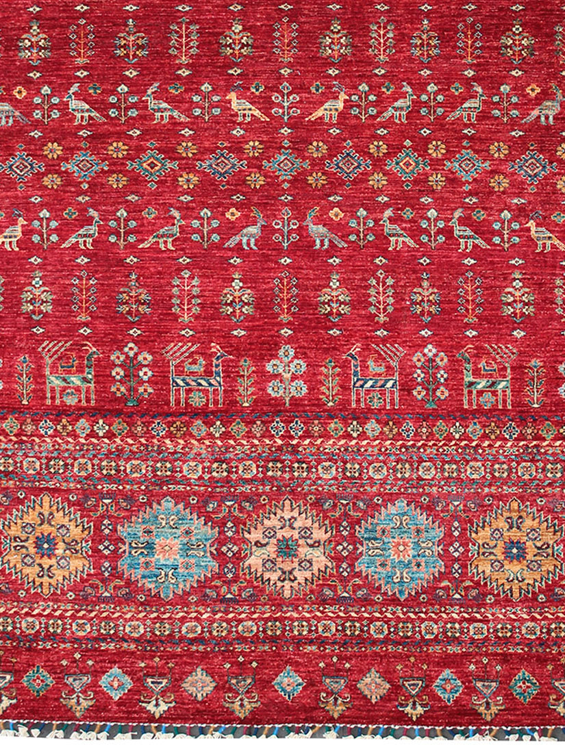 Chobi Schal ca. 176 x 224 cm, Unikat / Einzelstück