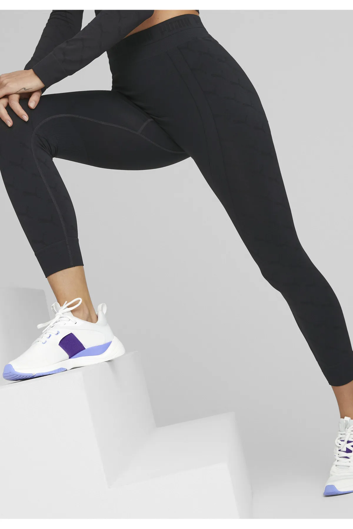 Puma  Sport-Leggings - Schwarz - Hoher Bund
