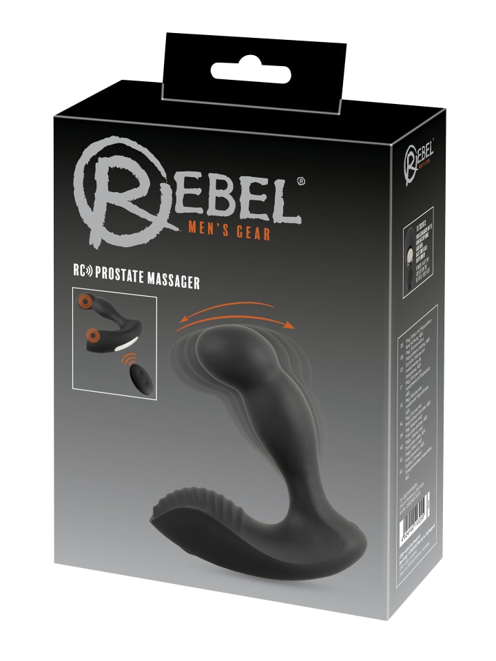 Rebel Prostata-Vibrator RC Prostate Massager in schwarz günstig kaufen 13 cm
