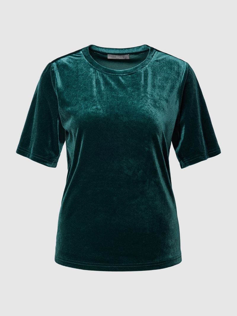T-Shirt mit Rundhalsausschnitt in bottle