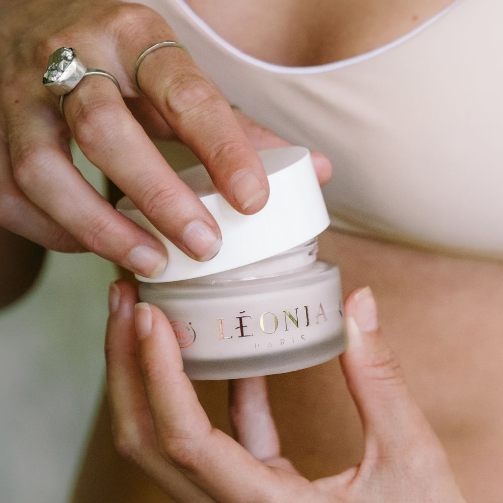 léonia Crème Riche Thé Blanc - Soin Éclat Hydratant & Antioxydant Crème visage