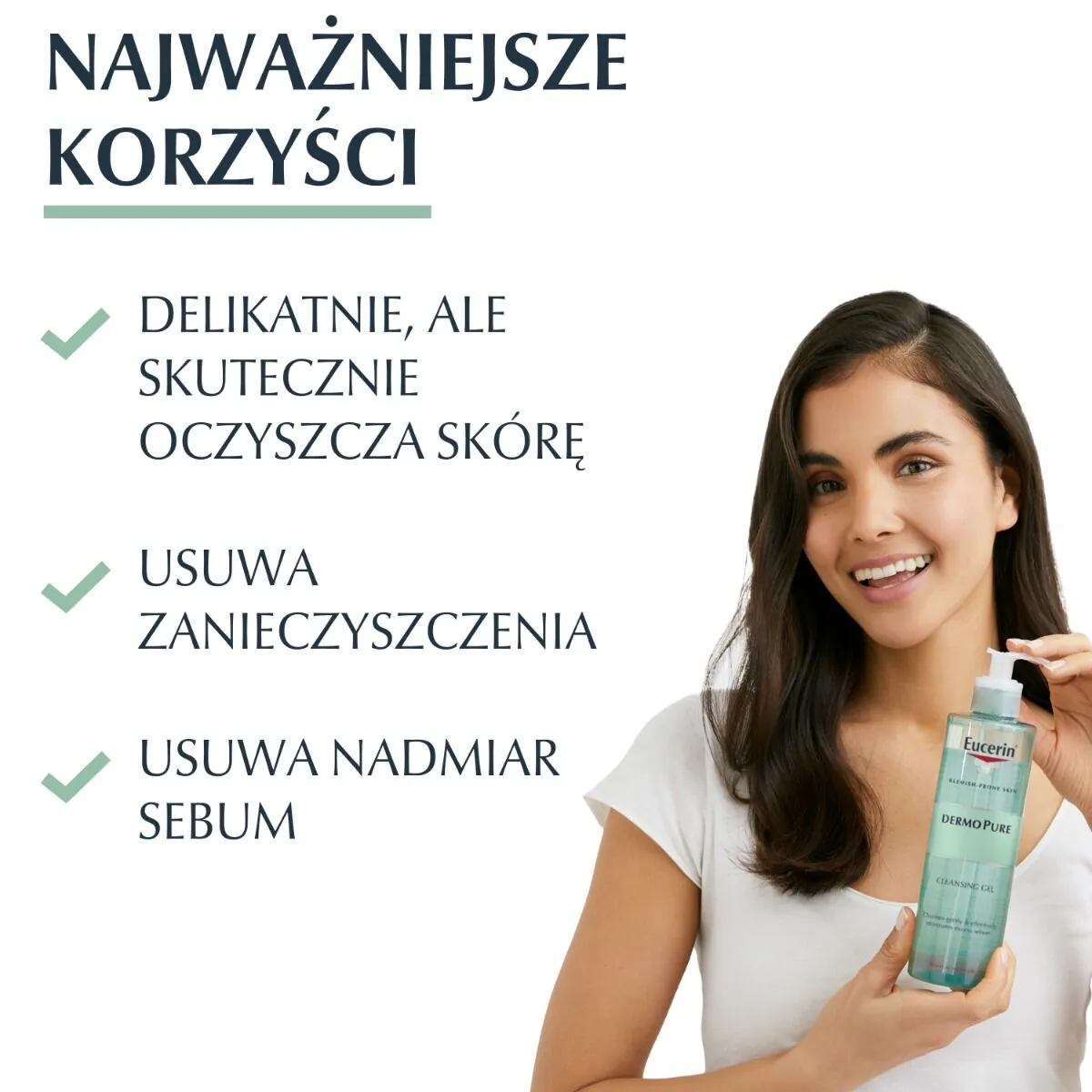 Eucerin Dermopure valomasis gelis veidui ir kūnui