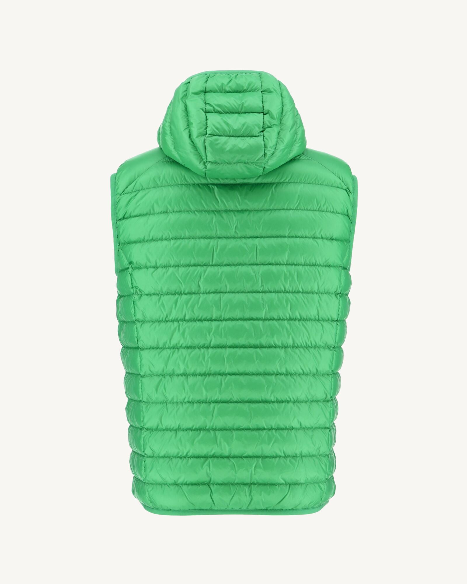 Doudoune sans manches à capuche Vert Pat