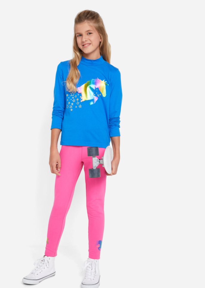 Mädchen Thermo-Leggings, kuschelig warm
