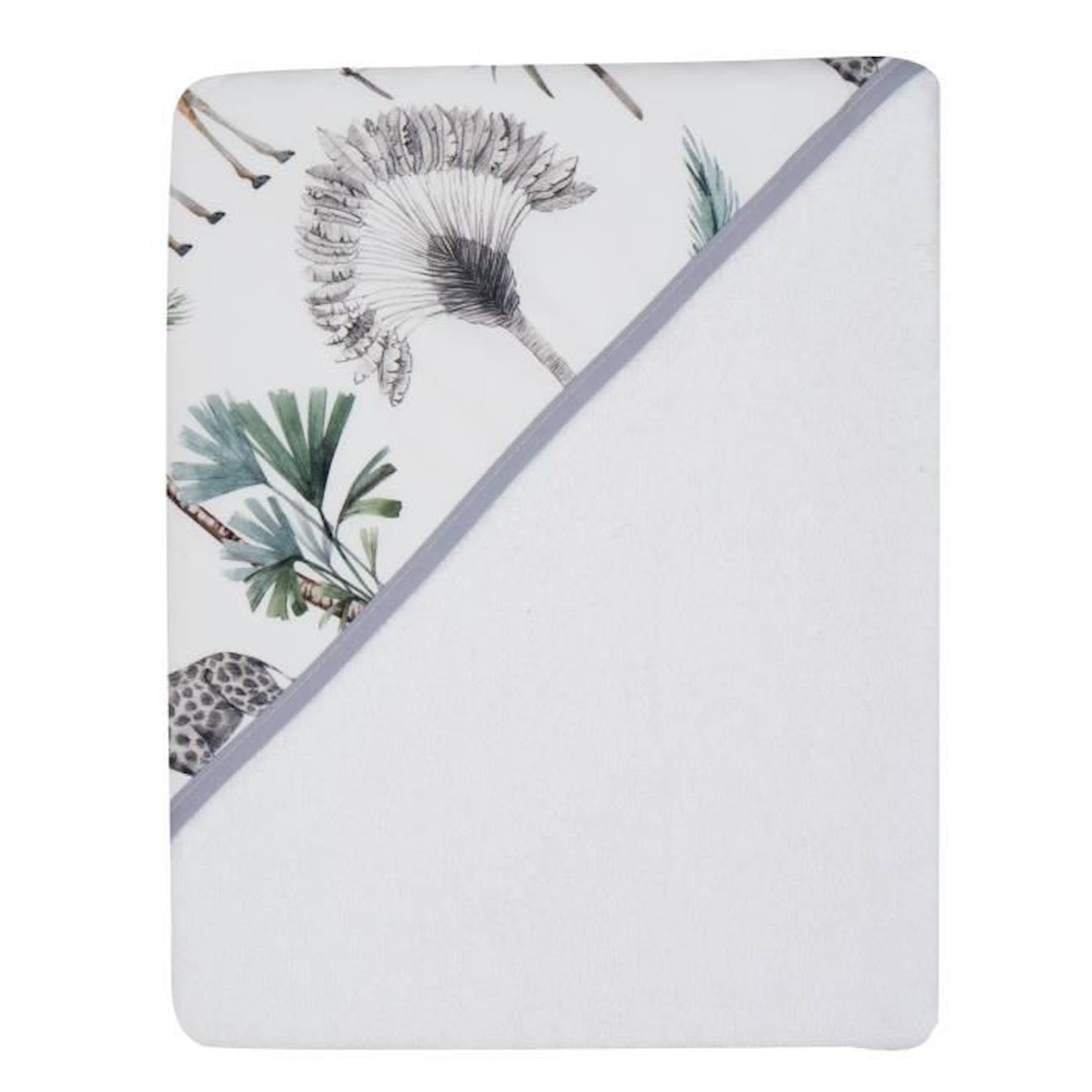 Cape de bain en coton et bambou