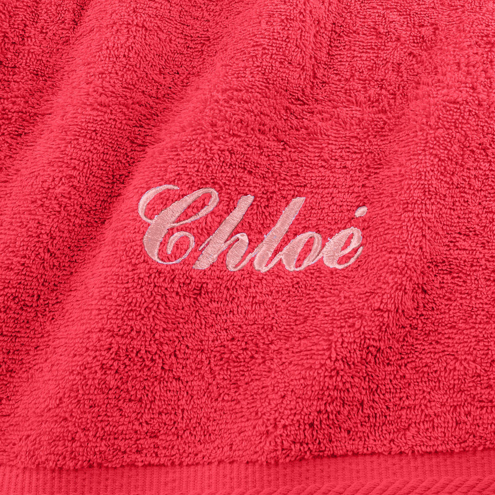 Serviette éponge personnalisable confort moelleux