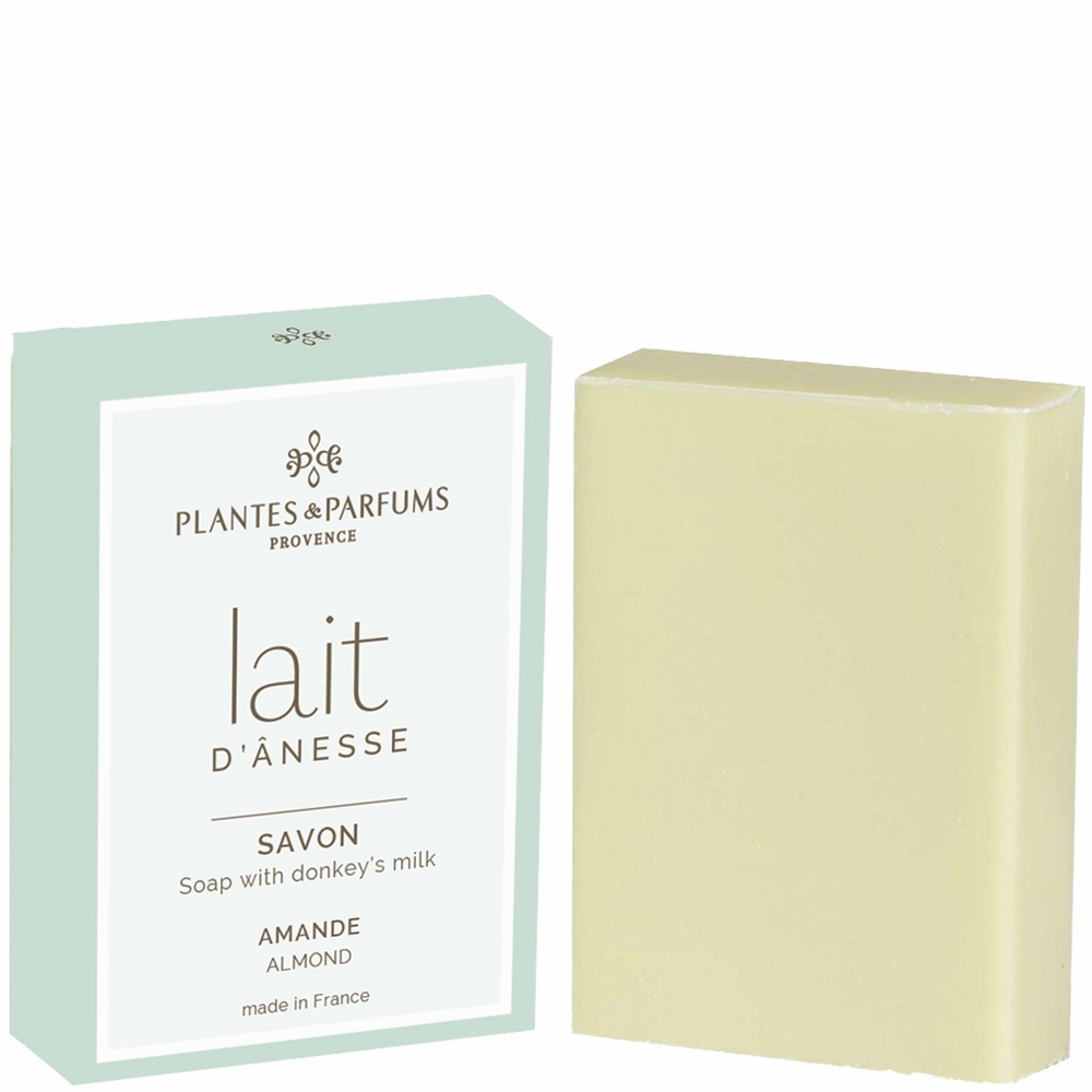 Plantes et Parfums Lait d'Ânesse parfum Amande Savon doux parfumé