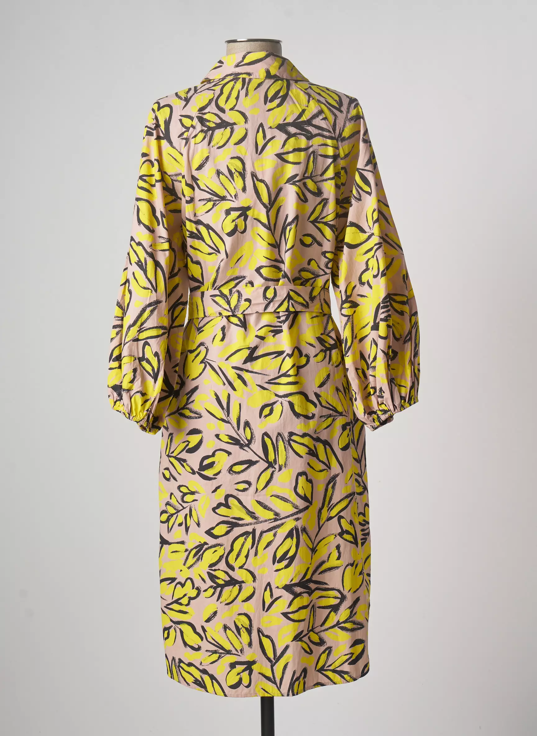 Essentiel Antwerp Robes Mi Longues Femme couleur jaune