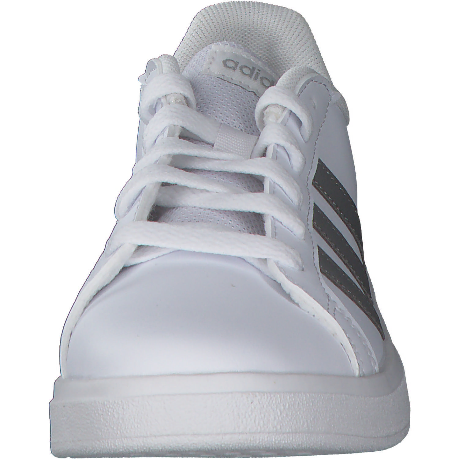 Adidas Core Grand Court 2.0 K, Sneakers Low, Damen, Weiß (Weiß/Silber)