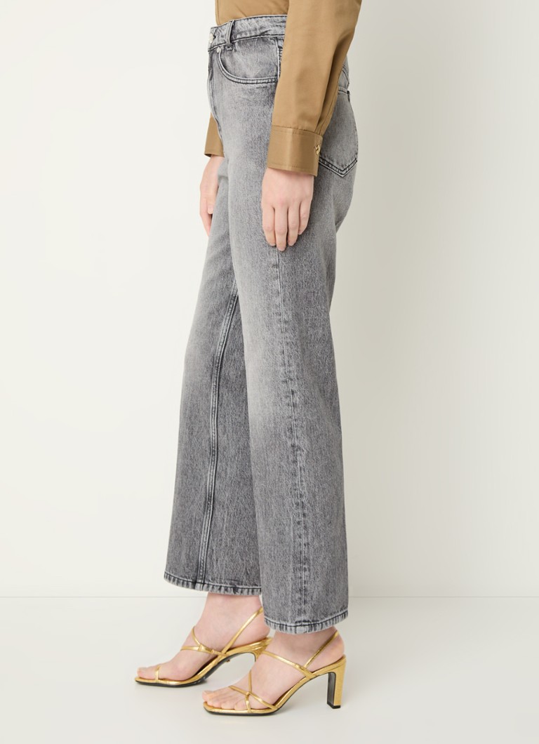 Jeans Sandro a vita alta e gamba dritta in una colorata tonalità di colore.