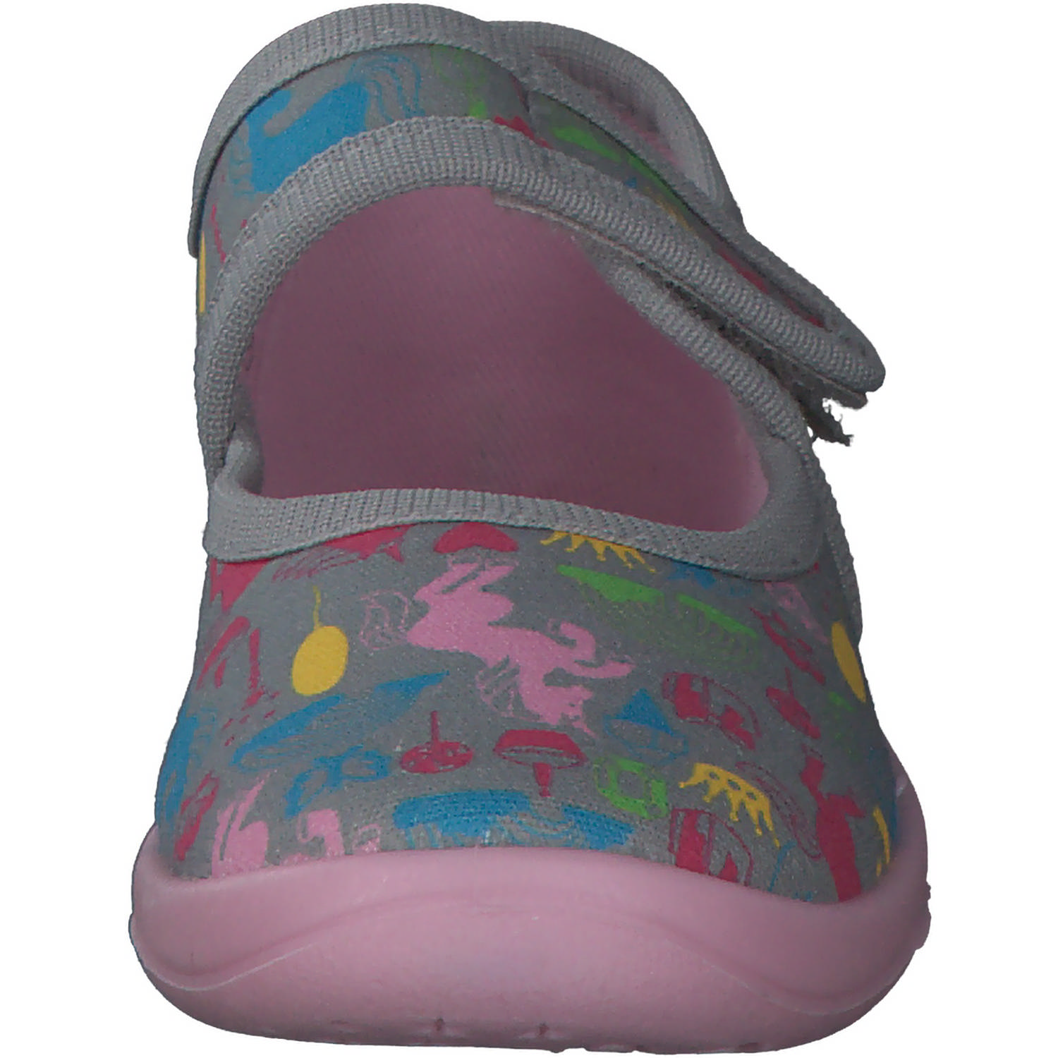 Richter 9150, Hausschuhe, Kinder, Grau/Pink