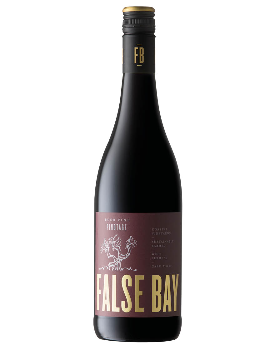 Coastal Region Pinotage WO Bush Vine 2022 False Bay 0,75 ℓ