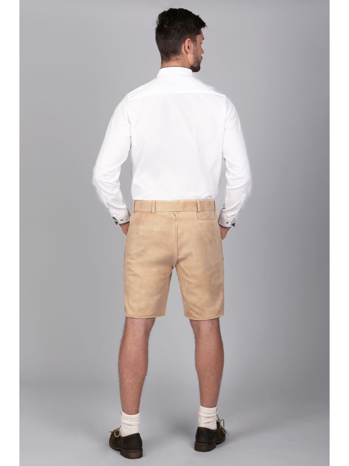 Edelnice Kurze Wildbock Lederhose Balthasar in natur günstig kaufen