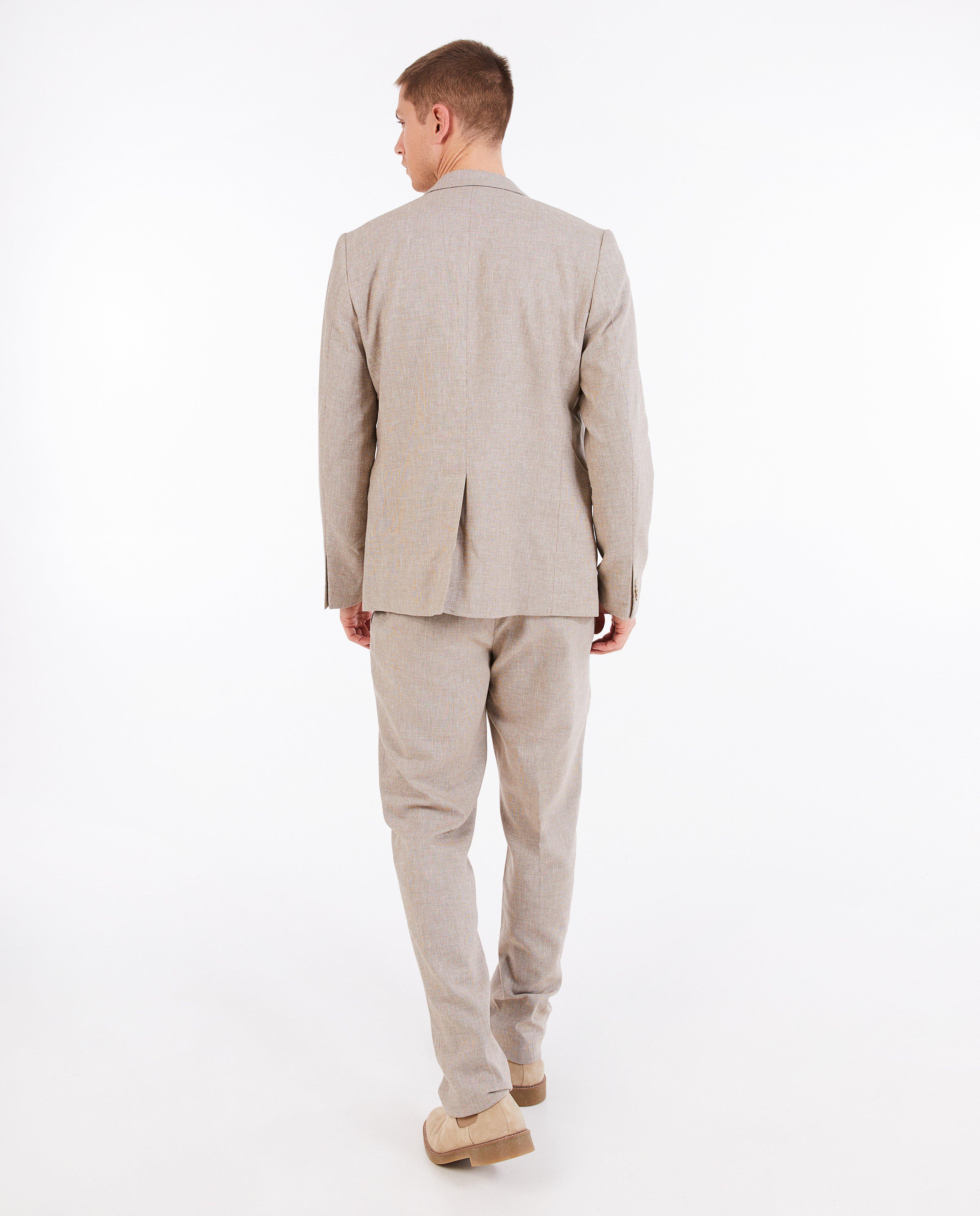Sacou Iveo bej, croială slim fit bej