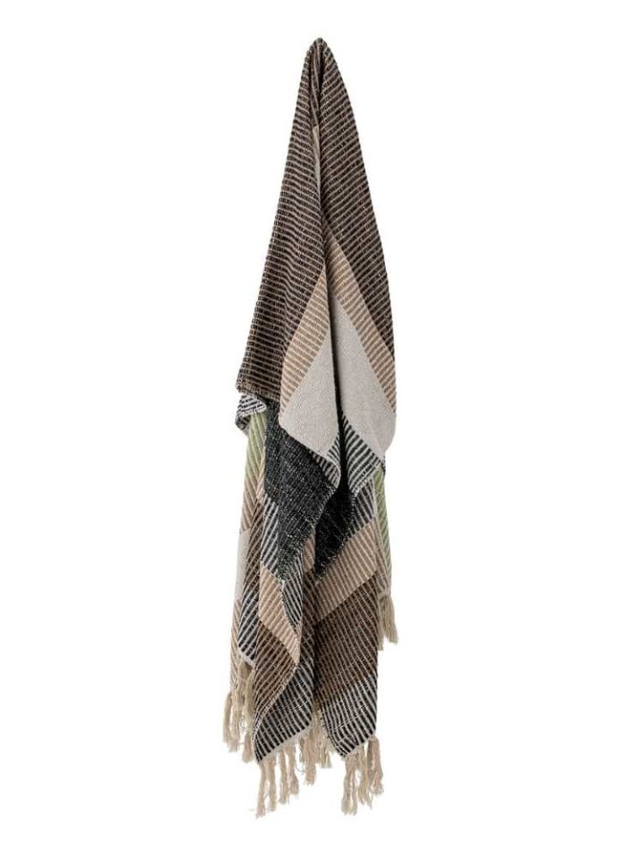 Bloomingville Decke ISNEL Braun mit Streifen 160x130 cm günstig kaufen onesize