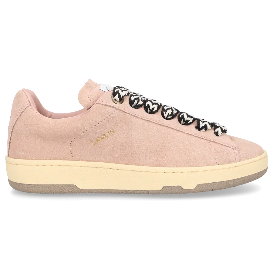 Lanvin - Sneaker low CURB LITE Veloursleder - pink