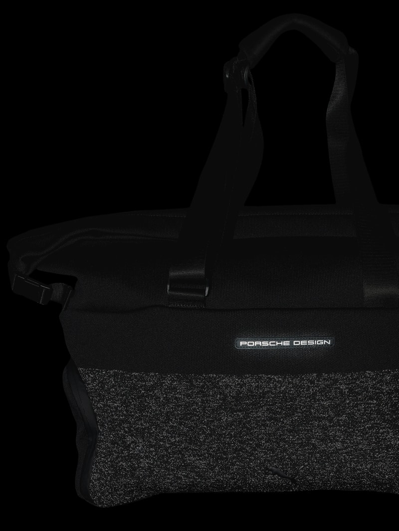 Weekender mit Label-Detail Modell 'Porsche Design Evoknit' in schwarz