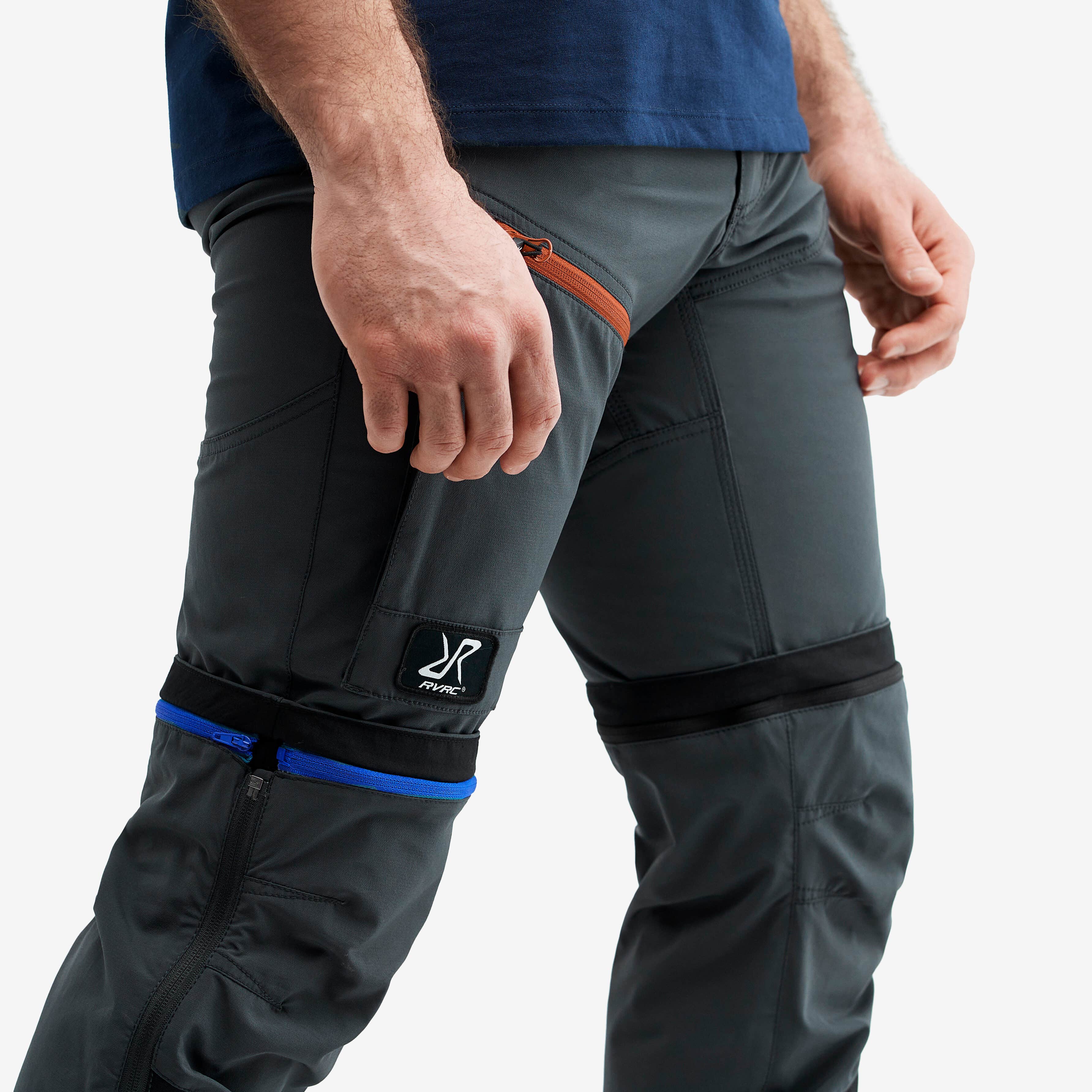 Silence T-zip Pants Homme Iron Grey/Rusty