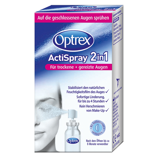 OPTREX ActiSpray 2in1 f.trockene gereizte Augen  10 ml  Spray