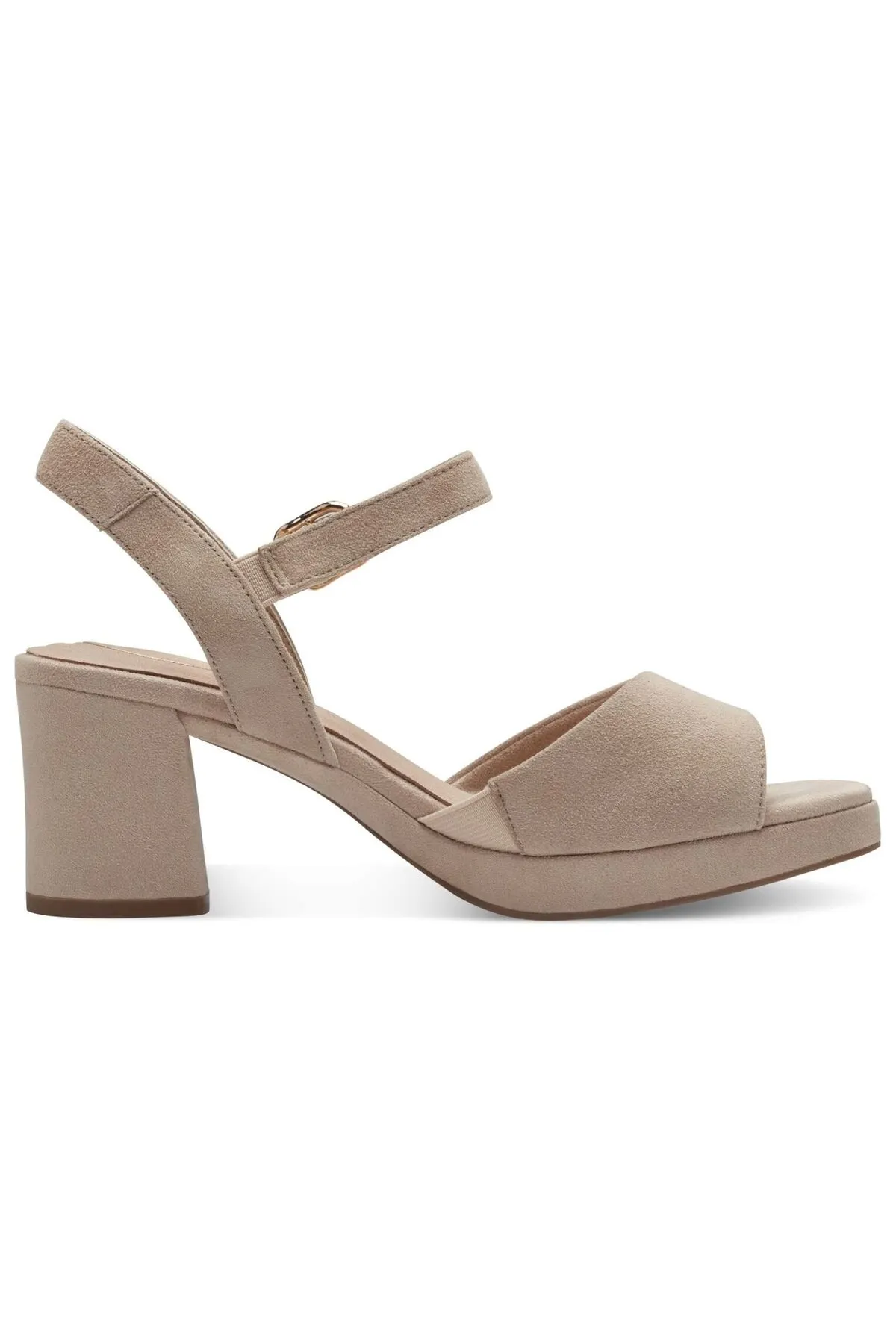 Tamaris Comfort  Sandalette - Beige - Blockabsatz