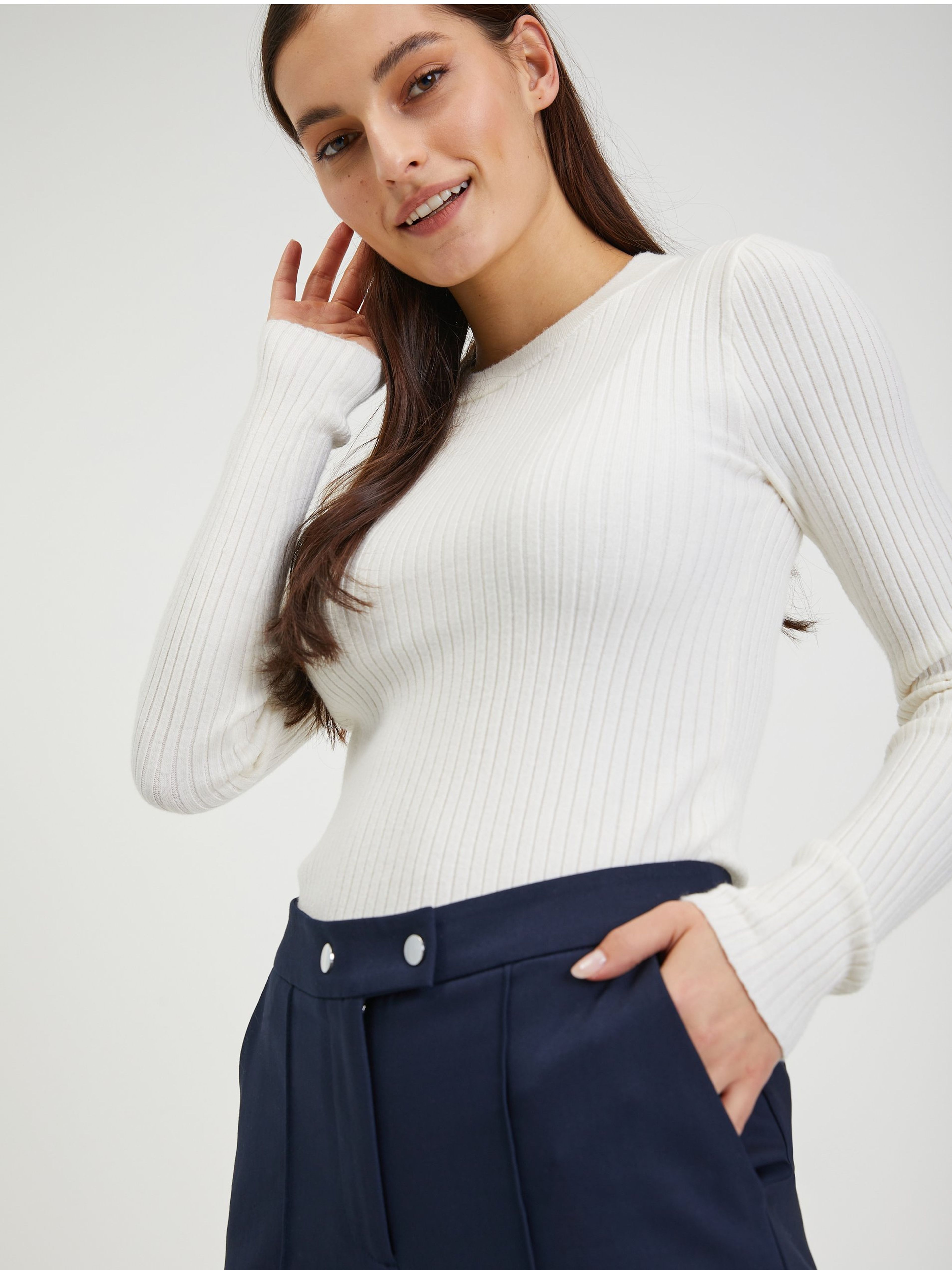 Dunkelblaue Damenhose ORSAY