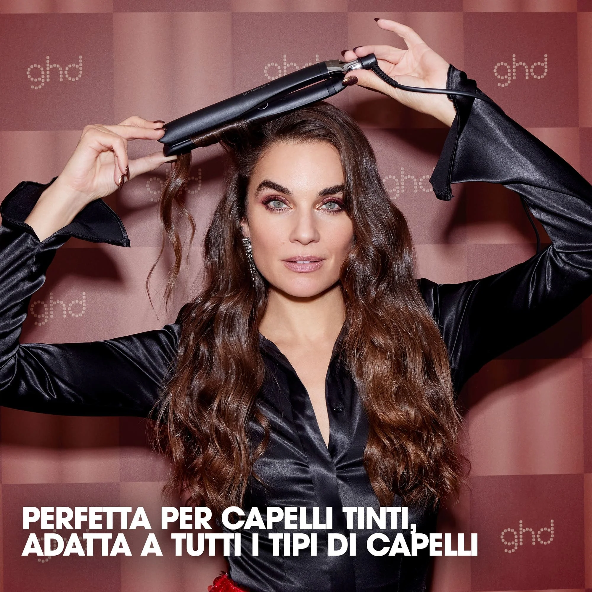 GHD Platinum+ Styler Geschenkset – Professioneller Haarglätter + Paddelbürste – Haar-Geschenksets, Haarglätter, Bürsten