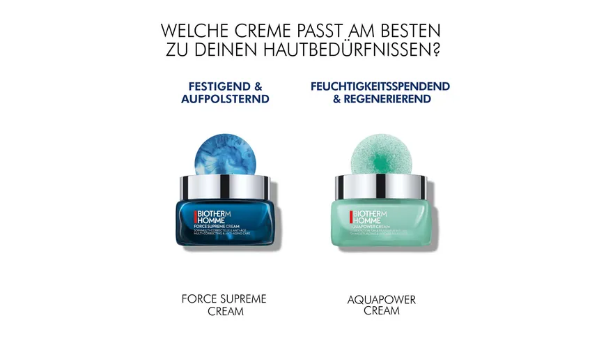 BIOTHERM HOMME Aquapower 72H Feuchtigkeitspflege 50 ml