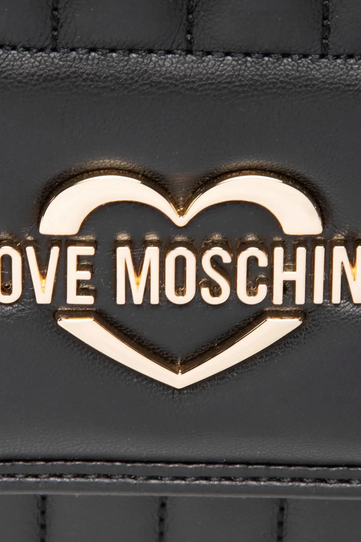 Love Moschino  Gesteppte Kettenriementasche mit Markenlogo Damentasche Jc4064pp1cla1000