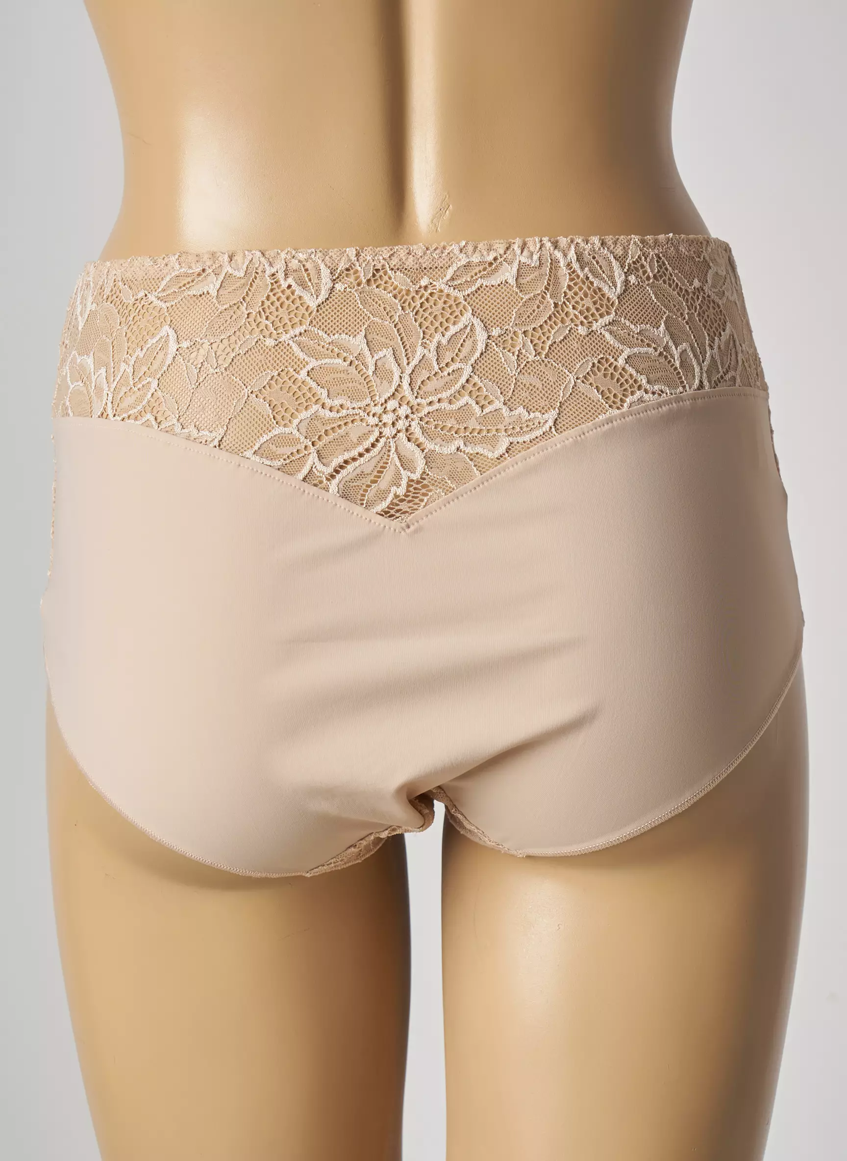 Simone Perele Culottes Hautes Femme couleur beige