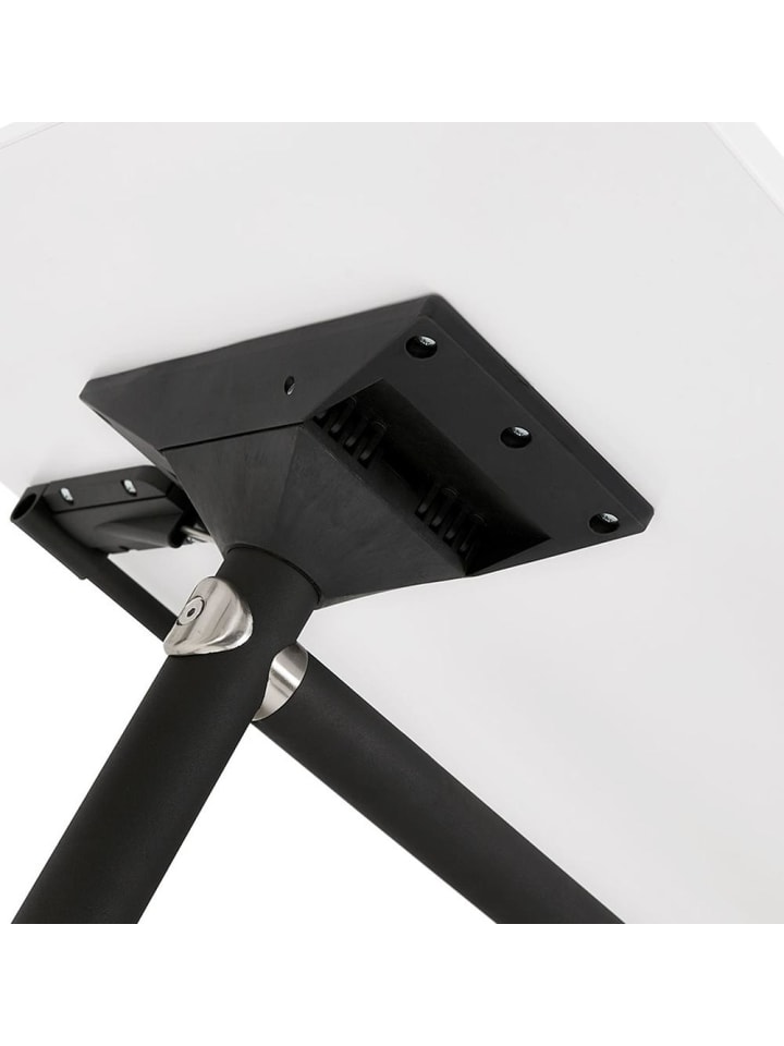 KADIMA DESIGN Schreibtisch faltbar 140x70 cm platzsparend, kleine Räume in Weiß günstig kaufen