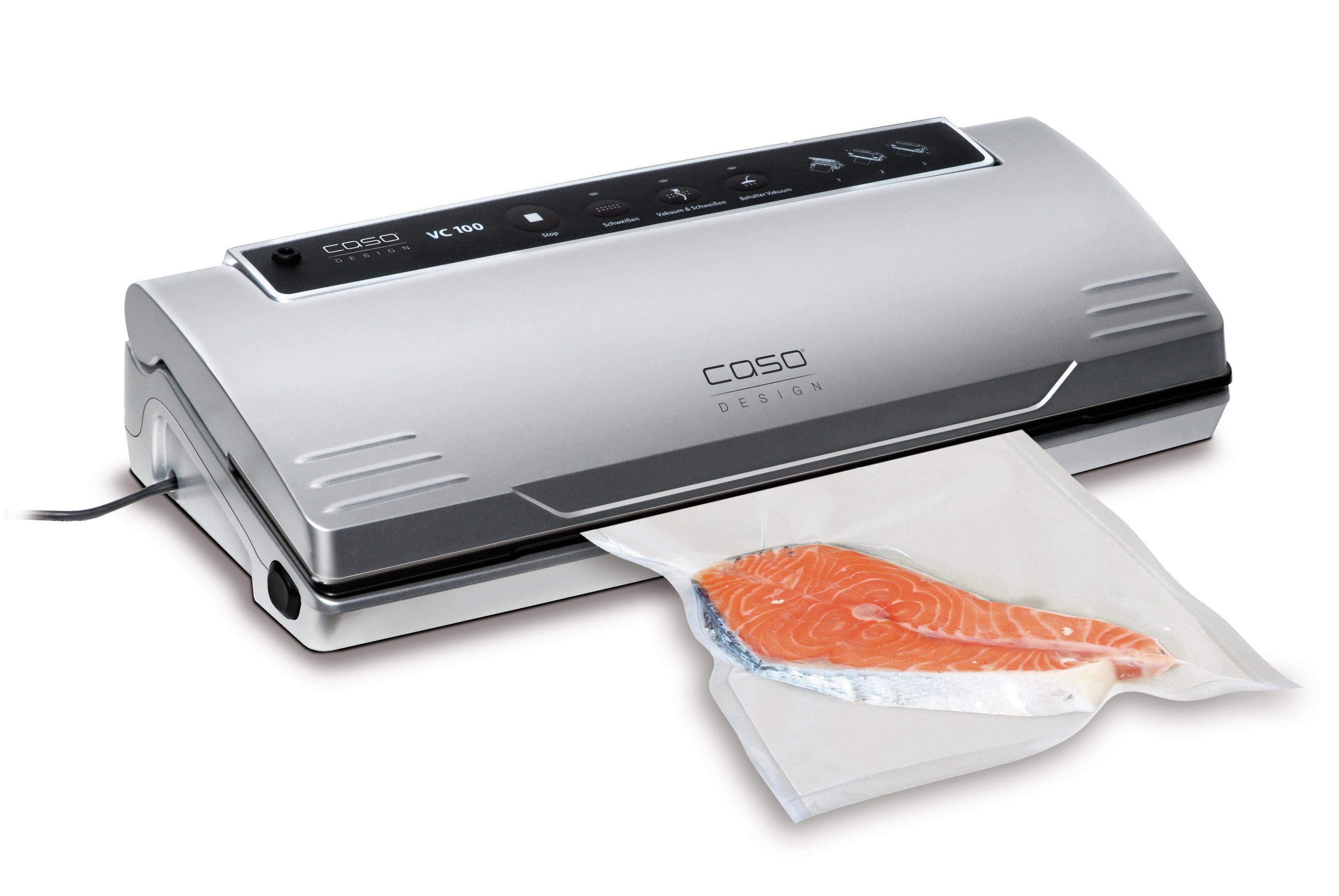 Caso Vakuumierer VC100, 120W, Inkl. 10 gratis Profi-Beutel