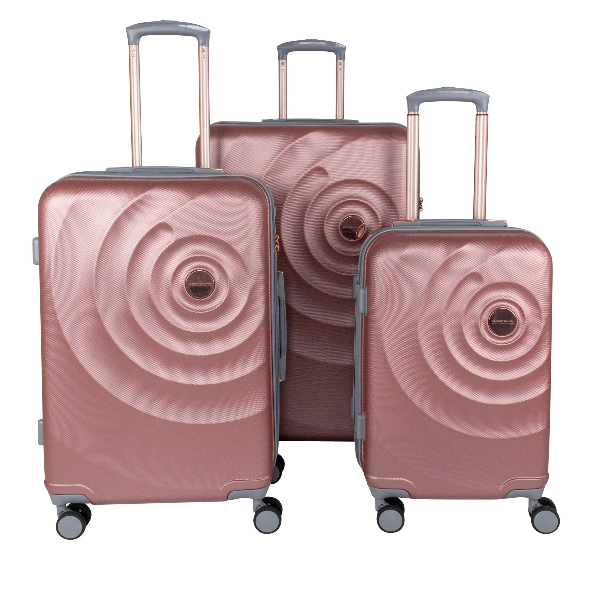 Crosstravel Amy 3-teiliges Trolley-Set