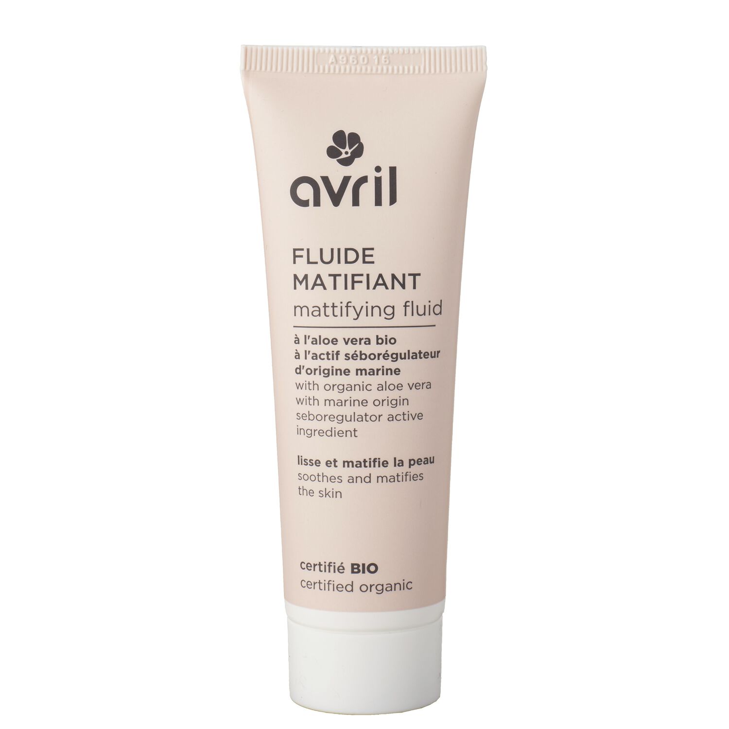 Avril A l'Aloe Vera Bio Fluide Matifiant - Certifié bio