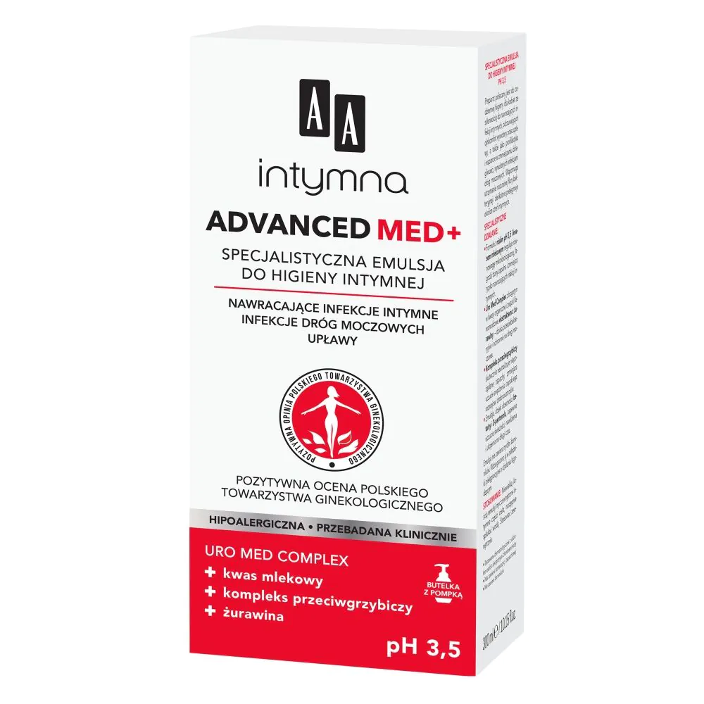 AA Intymna Med. Avanceret Specialiseret Emulsion til Intim Hygiejne - Dispenser