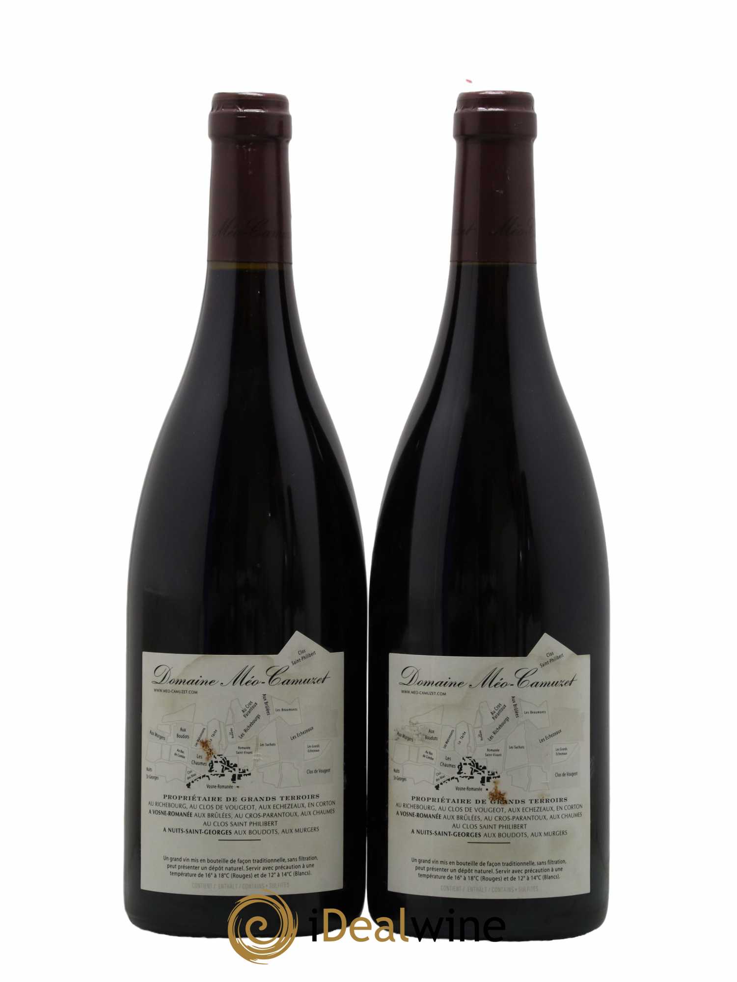 Vosne-Romanée 1er Cru Les Chaumes Méo-Camuzet (Domaine)  2007 - Lot de 2 Bouteilles