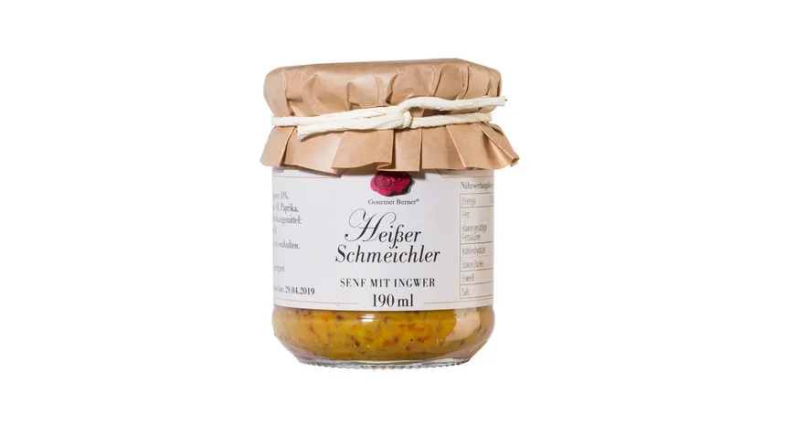 Gourmet Berner Heißer Schmeichler Senf 190 ml