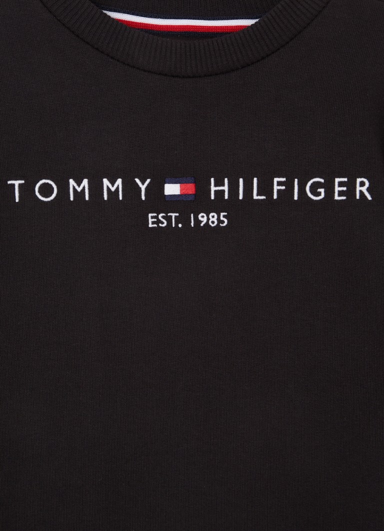 Pulover Tommy Hilfiger cu logo brodat