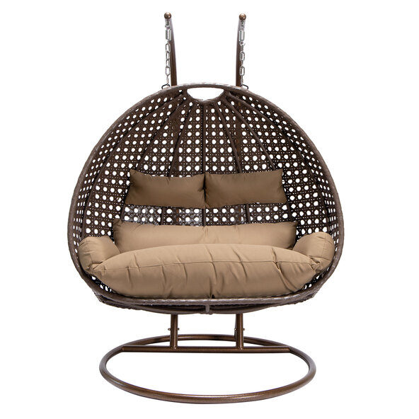Polyrattan-Hängesessel TWIN, braun
