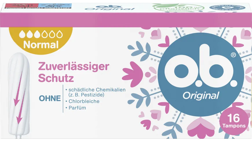 O.B. Tampons Original Normal 16er