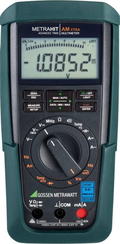 Gossen Metrawatt Tragbares Multimeter M240A Stromversorgung: Batterie Test Typ: Spannung, Strom, Widerstand, Frequenz, Kapazität, Temperatur