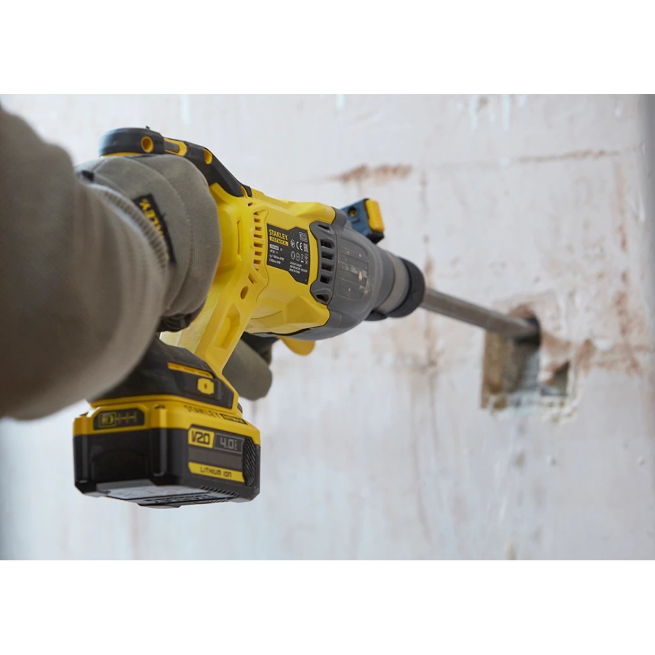 Stanley SFMCH900B FATMAX® V20 Akumulatorski rotacijski čekić BEZ ČETKICA SDS-Plus 18 V bez baterija i punjača