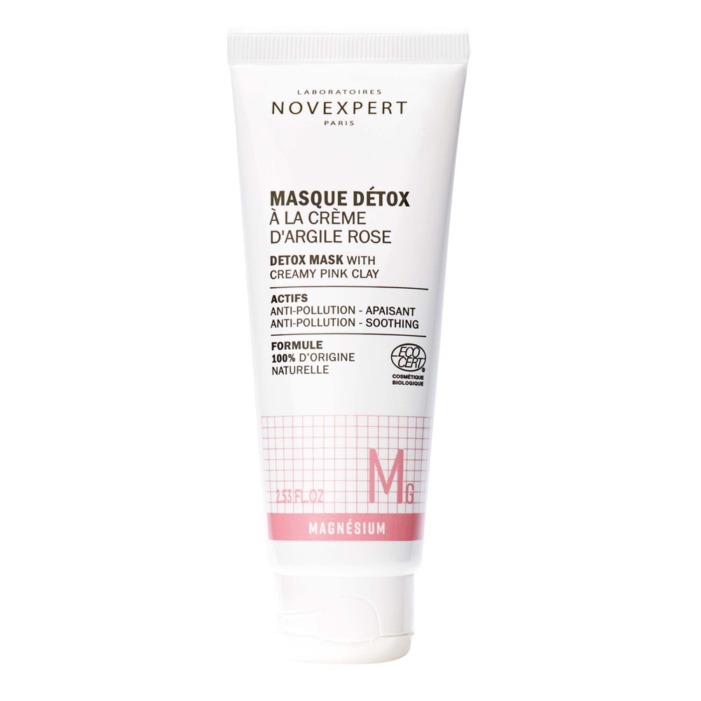 laboratoires novexpert Masque Détox à la Crème d'Argile Rose Masque