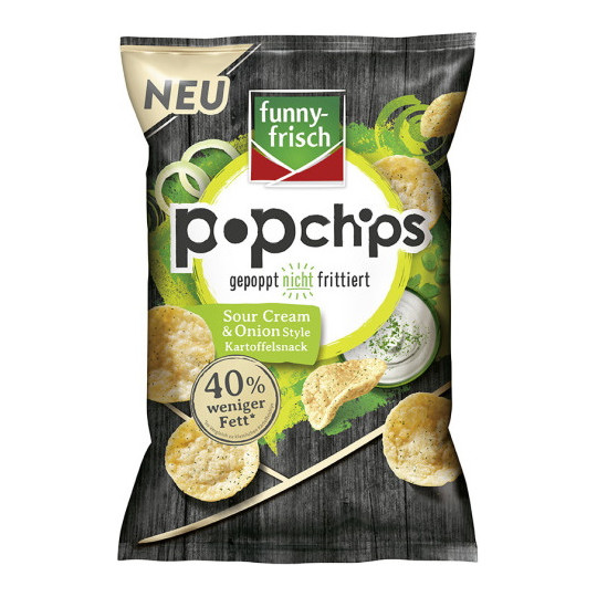 Funny-Frisch Popchips Sour Cream & Onion Style 80G