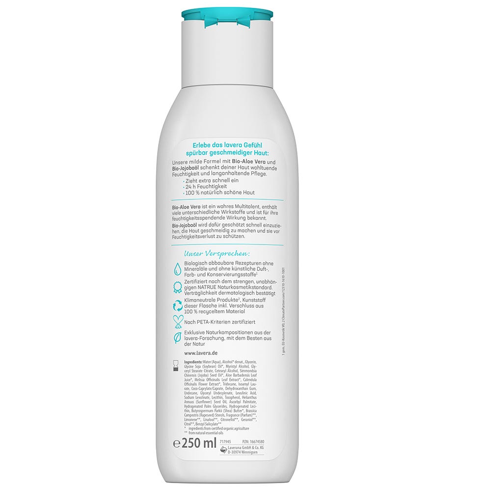 Lavera Basis Sensitiv Bodylotion Express 250 ml