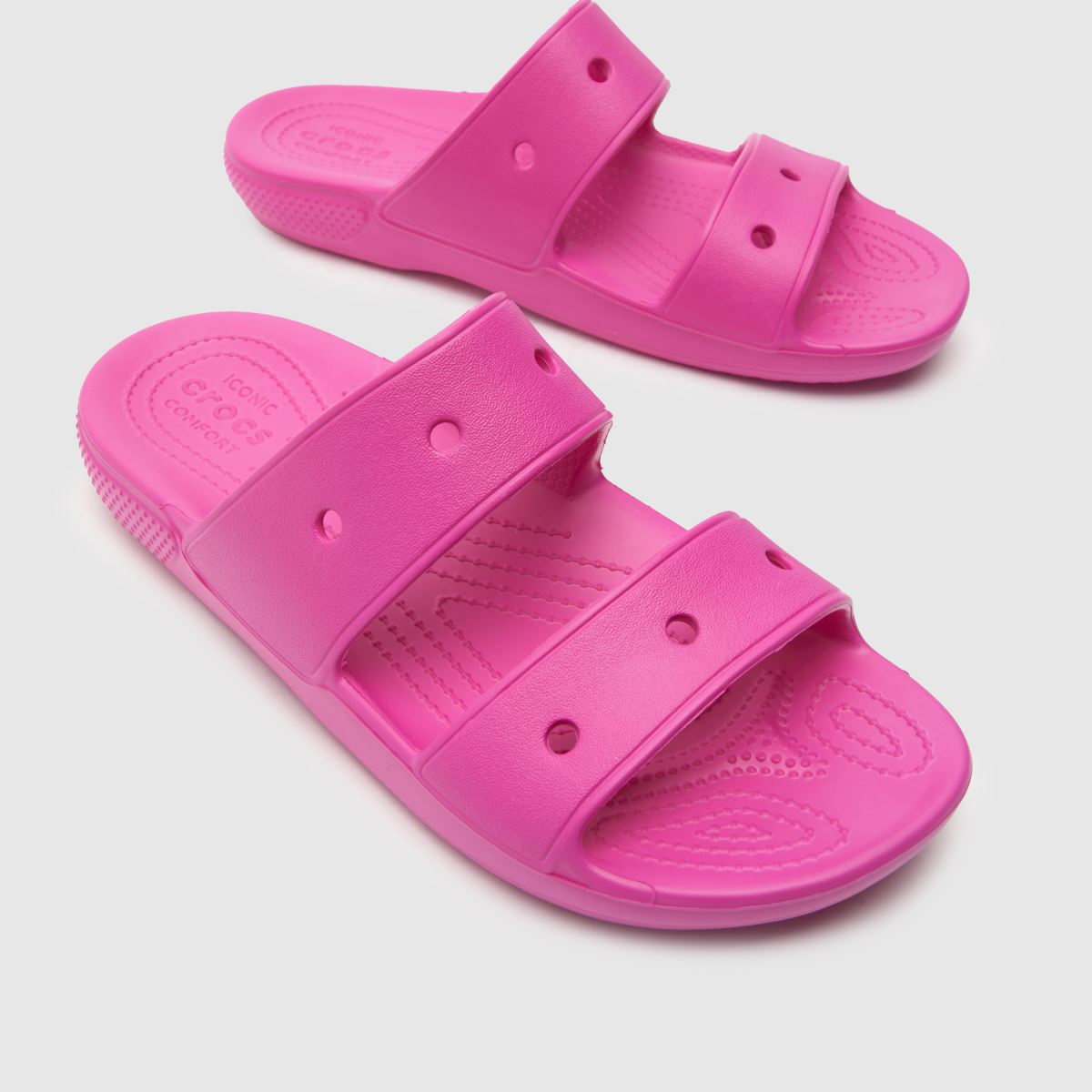 Crocs Classic kétpántos szandál rózsaszínben