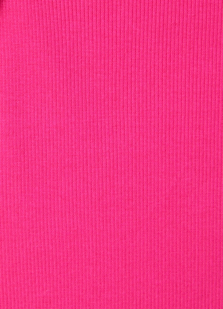 Canotta a coste Rachel con ricamo del logo, del marchio Refined Department.