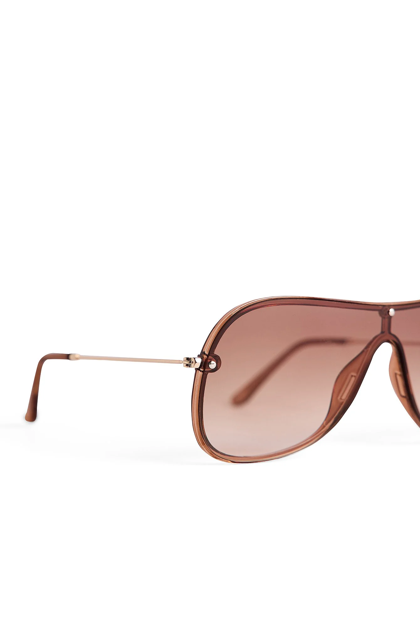 Randlose Metall-Sonnenbrille